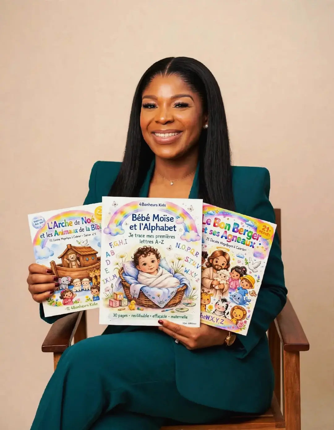 Bébé Moïse et l'Alphabet — Cahier de traçage A-Z, 3-8 ans